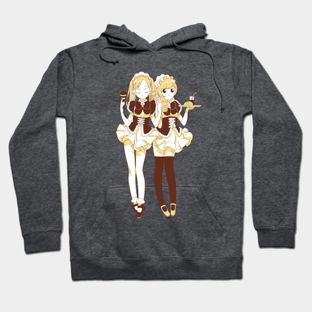 Loving maids Hoodie by chamito